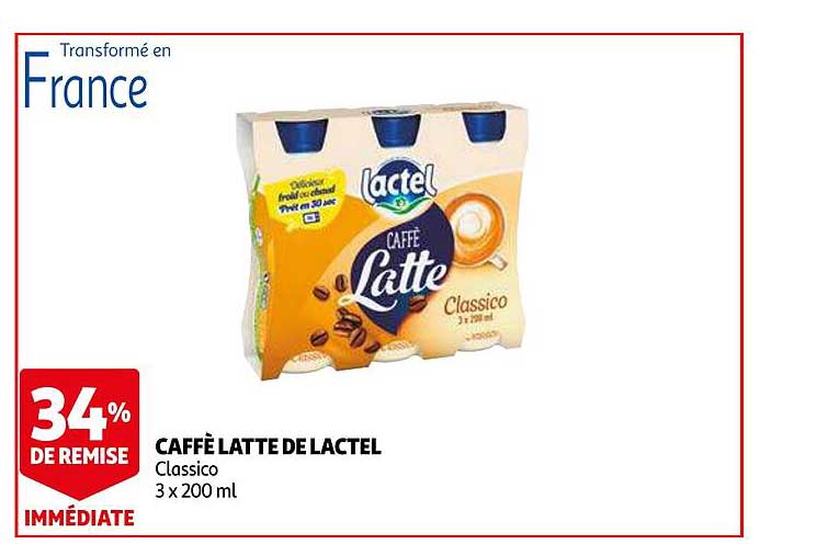 caffè latte de lactel