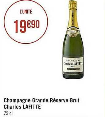 champagne grande réserve brut charles lafitte