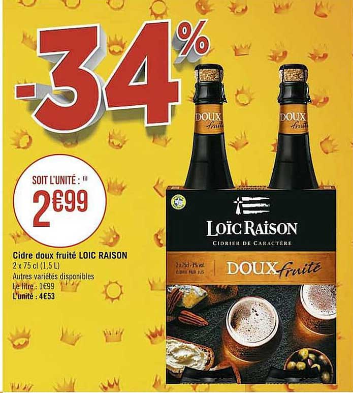 cidre doux fruité loïc raison