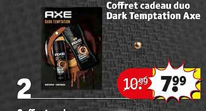 coffret cadeau duo dark temptation axe