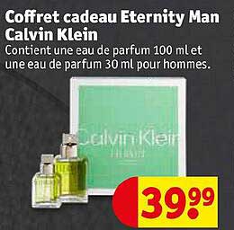 coffret cadeau eternity man calvin klein