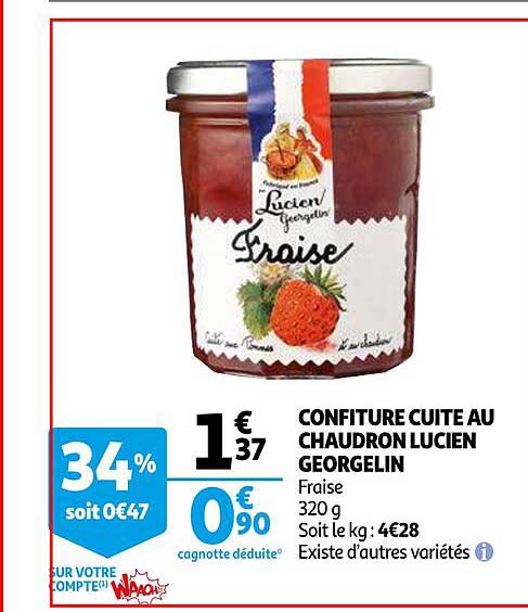 confiture cuite au chaudron lucien georgelin