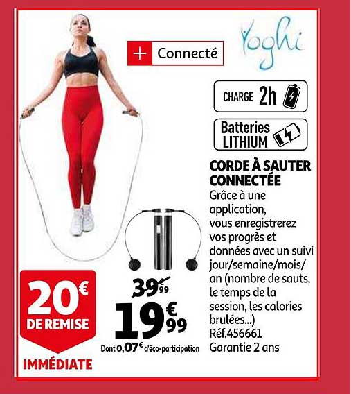 corde à sauter connectée yoghi