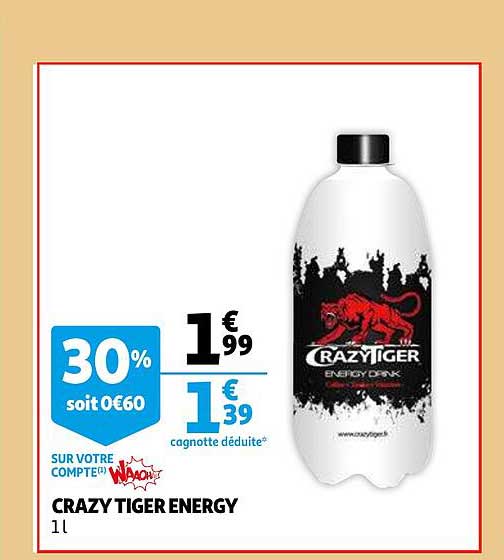 crazy tiger energy