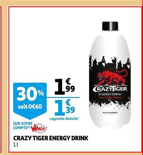 crazy tiger energy drink