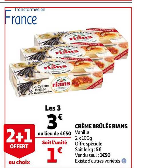 crème brûlée rians