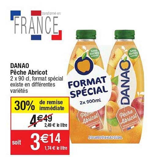 Danao Pêche Abricot