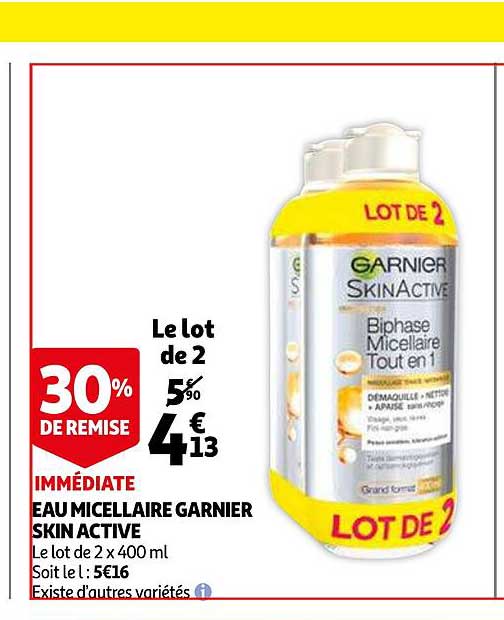 Eau Micellaire Garnier Skin Active