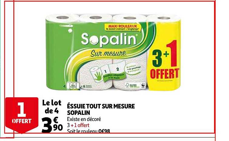 Essuie Tout Sur Mesure Sopalin