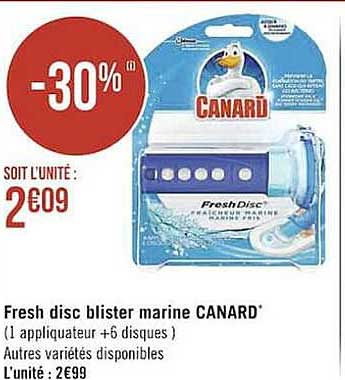 fresh disc blister marine canard