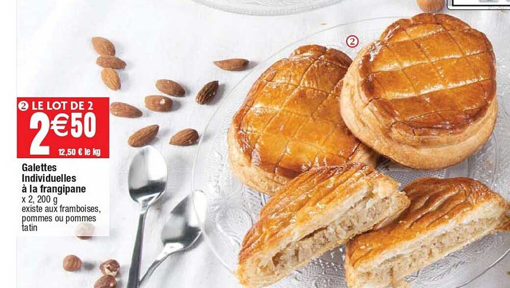 galettes individuelles à la frangipane