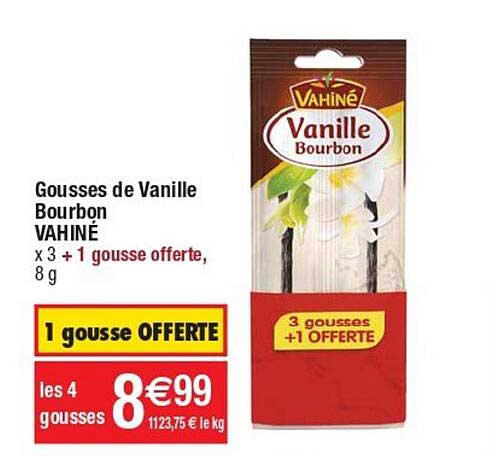 Gousses De Vanille Bourbon Vahiné