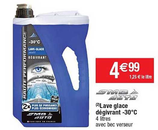 Lave Glace Dégivrant -30°c