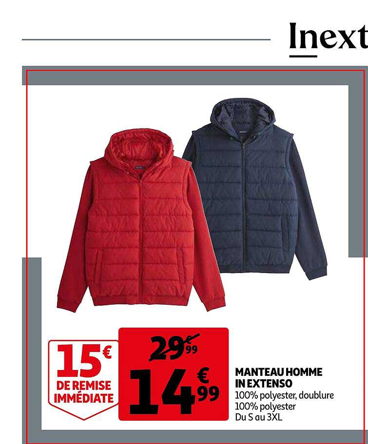 manteau homme in extenso