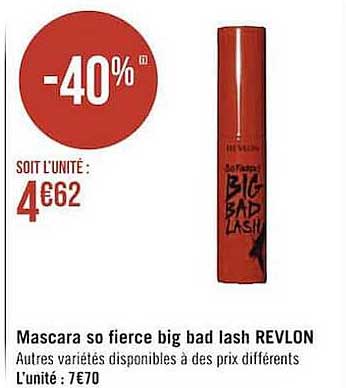 mascara so fierce big bad lash revlon