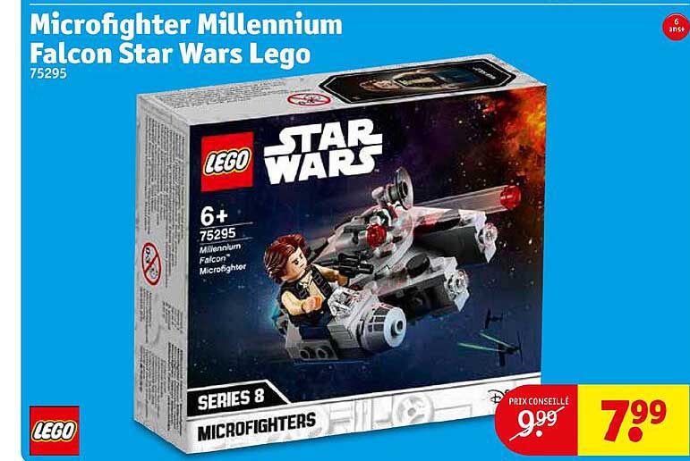 microfighter millennium falcon star wars lego
