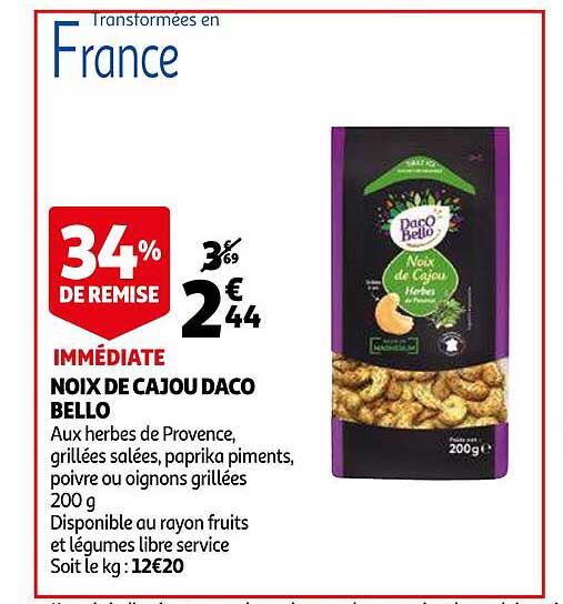 noix de cajou daco bello