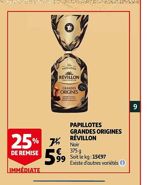 papillotes grandes origines révillon