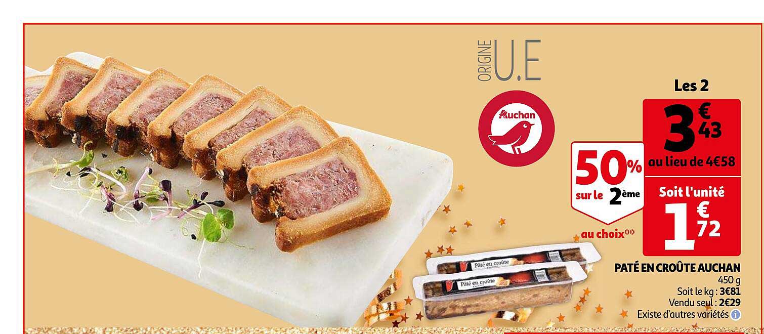 Pâté En Croûte Auchan