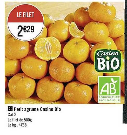 petit agrume casino bio