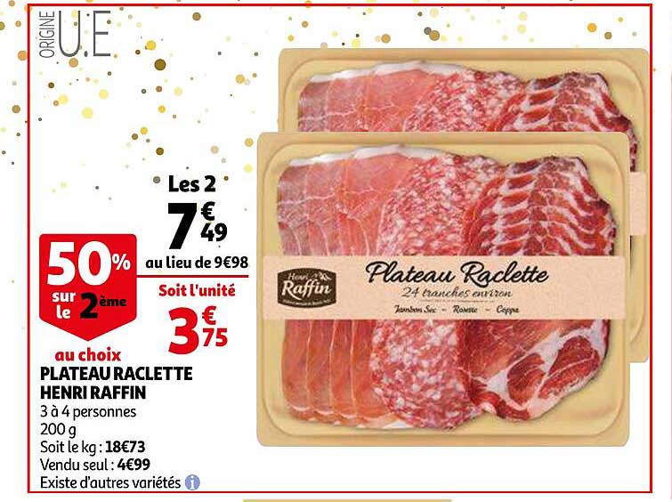 plateau raclette henri raffin