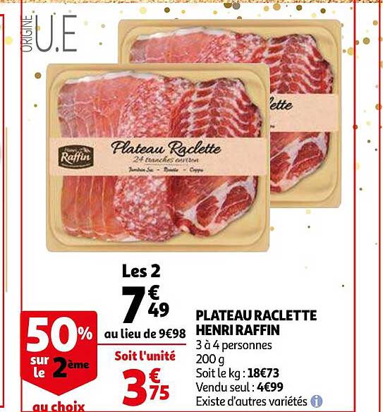 plateau raclette henri raffin