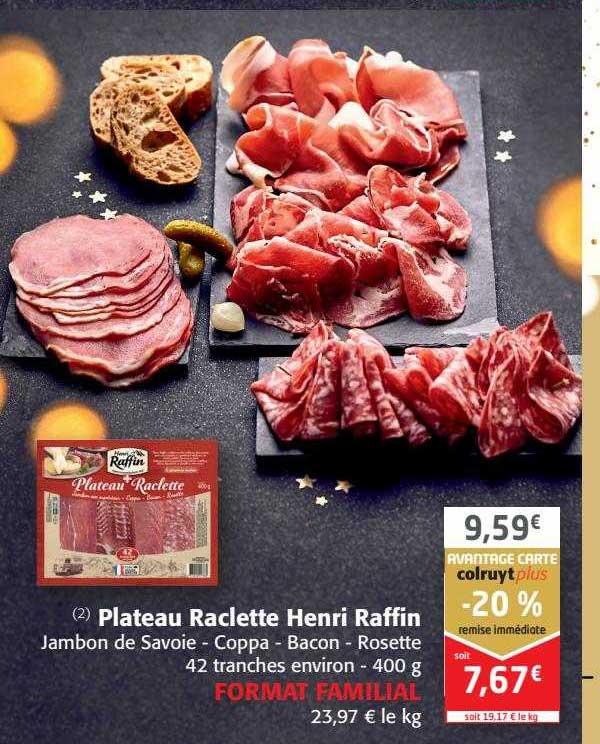 plateau raclette henri raffin