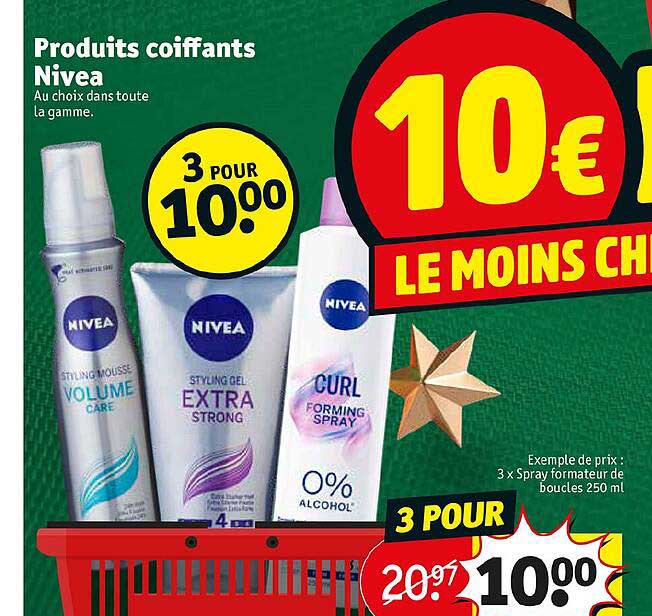 produits coiffants nivea