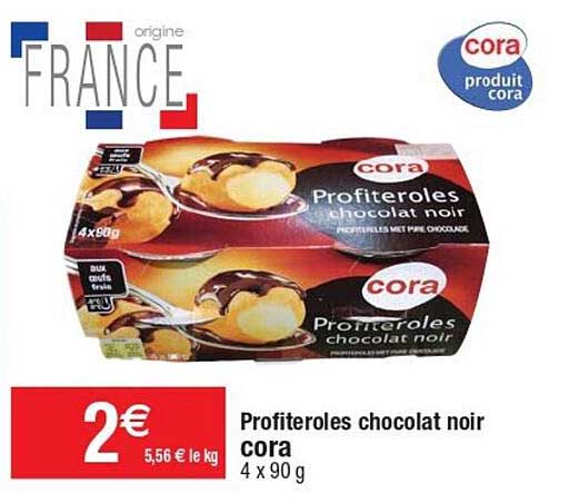Profiteroles Chocolat Noir