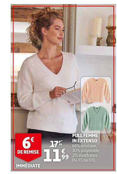 pull femme in extenso