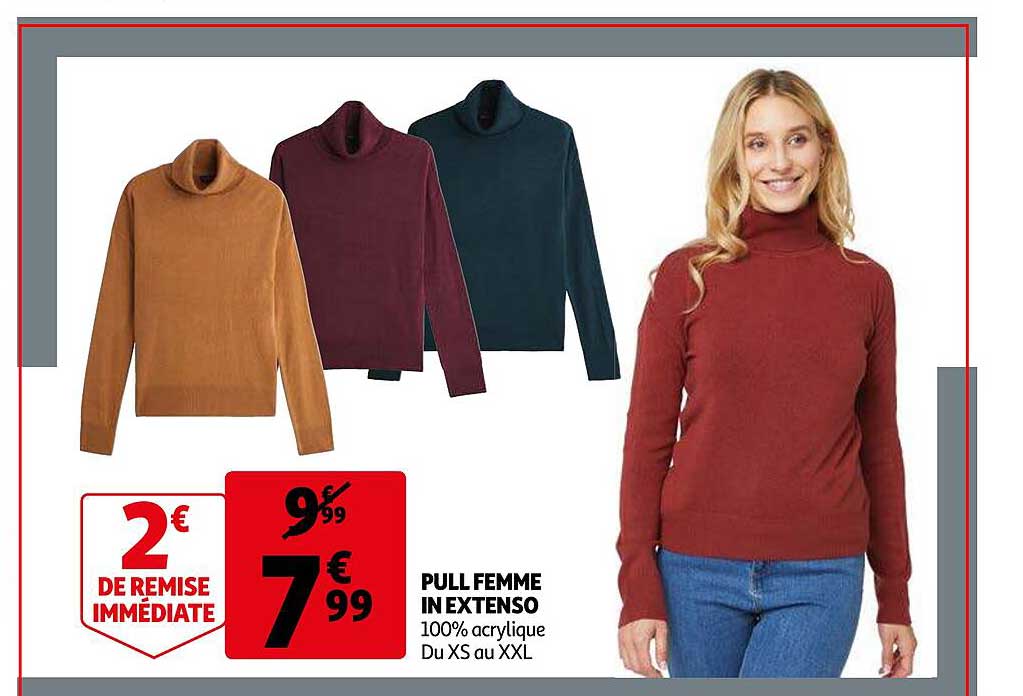 pull femme in extenso