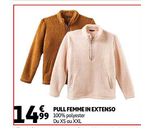 pull femme in extenso