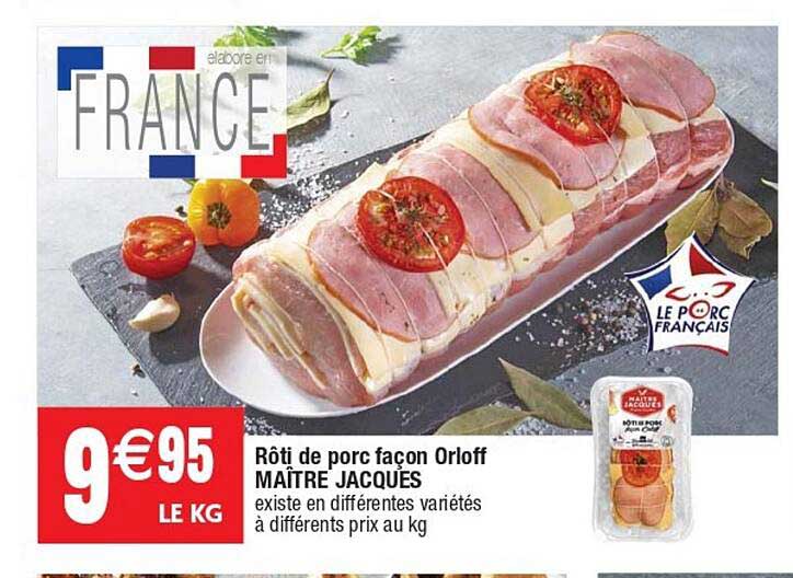 rôti de porc façon orloff maître jacques