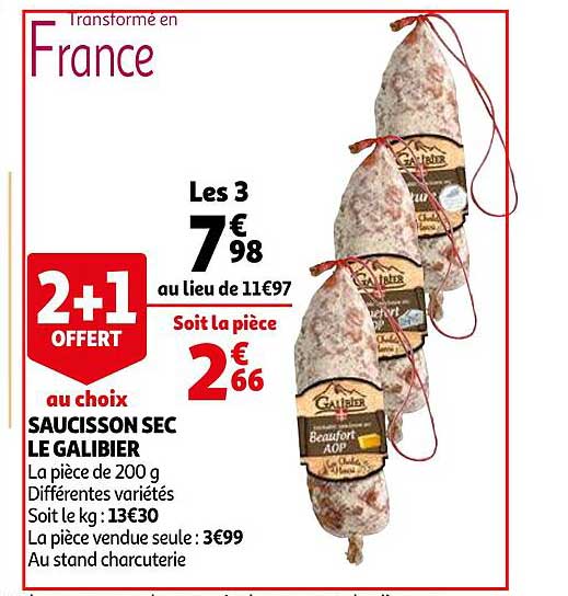 Saucisson Sec Le Galibier