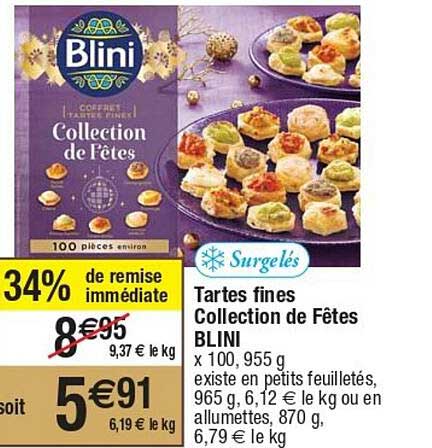Tartes Fines Collection De Fêtes Blini