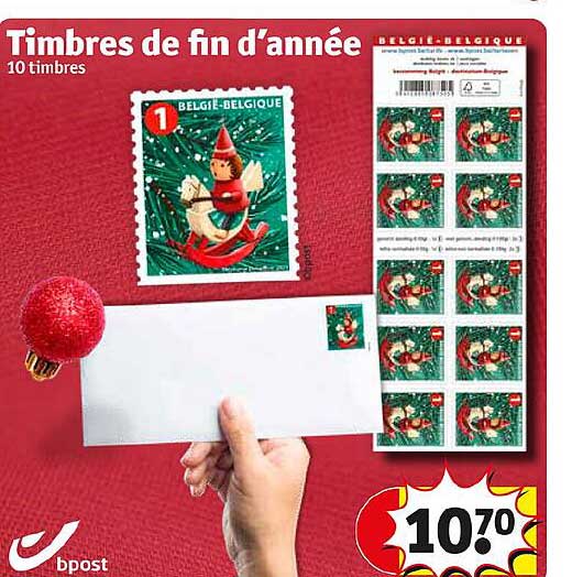 timbres de fin d'année