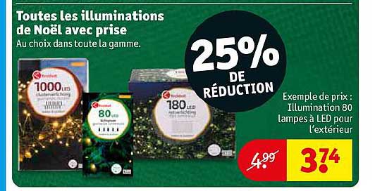 toutes les illuminations de noël avec prise