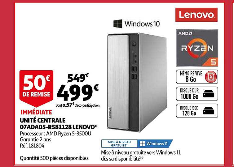 unité centrale lenovo