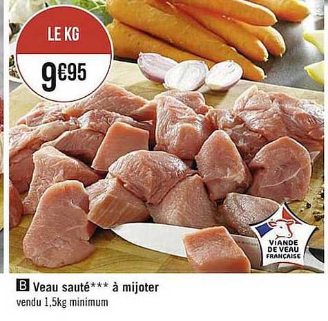 Veau Sauté à Mijoter