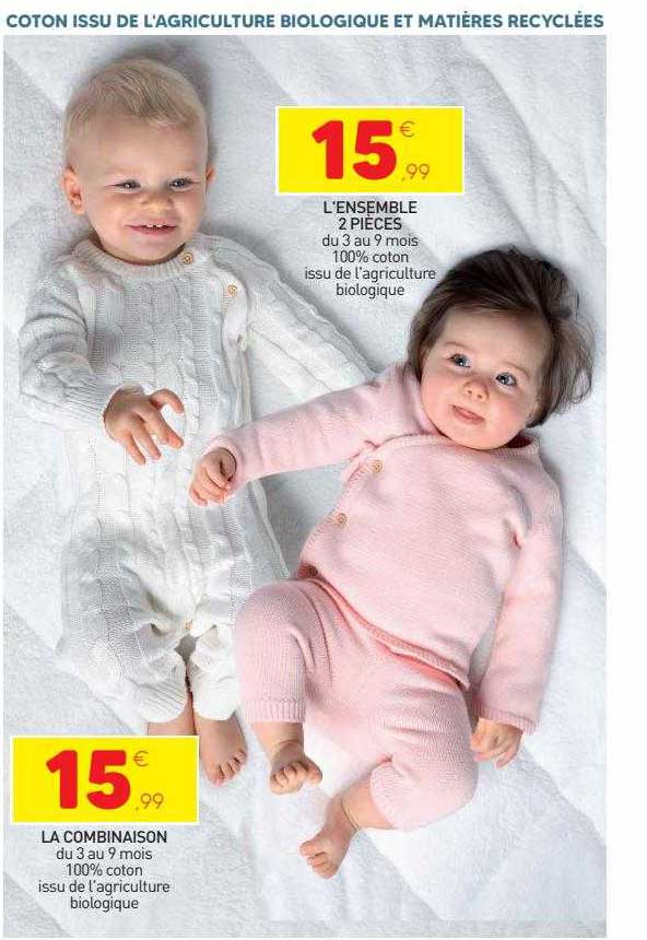 l'ensemble 2 pièces, la combinaison