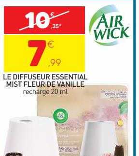 Le Diffuseur Essential Mist Fleur De Vanille Air Wick