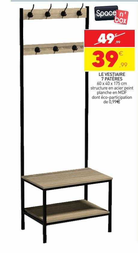 le vestiaire 7 patères space n'box
