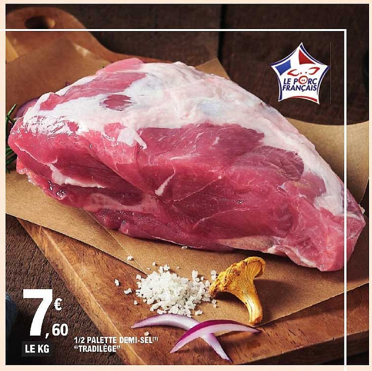 1/2 palette demi-sel "tradilège"