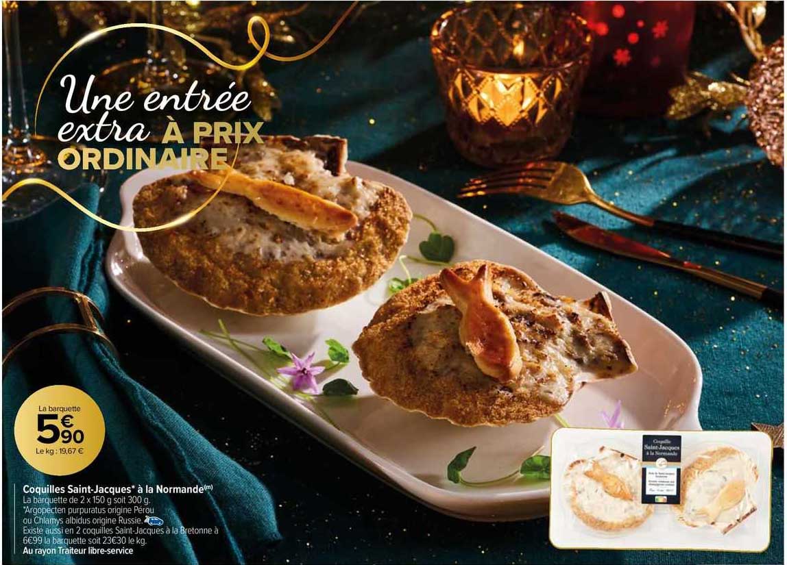 coquilles saint-jacques à la normande