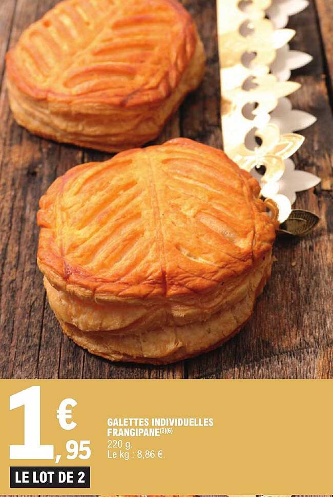 galettes individuelles frangipane