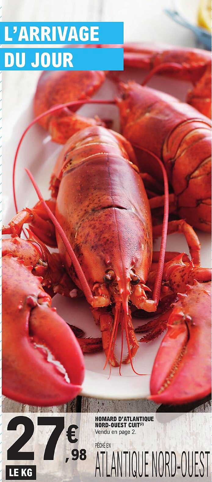 Homard D'atlantique Nord-ouest Cuit