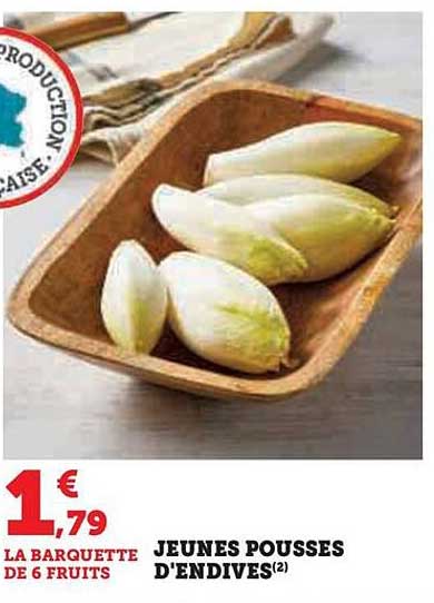 jeunes pousses d'endives