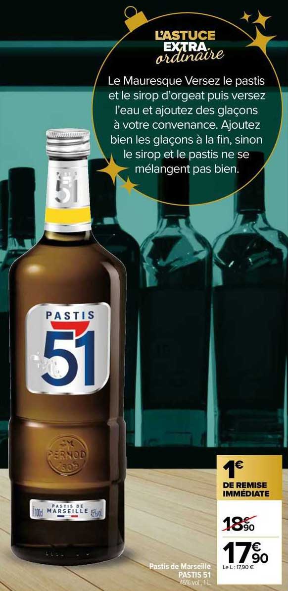 Pastis De Marseille Pastis 51