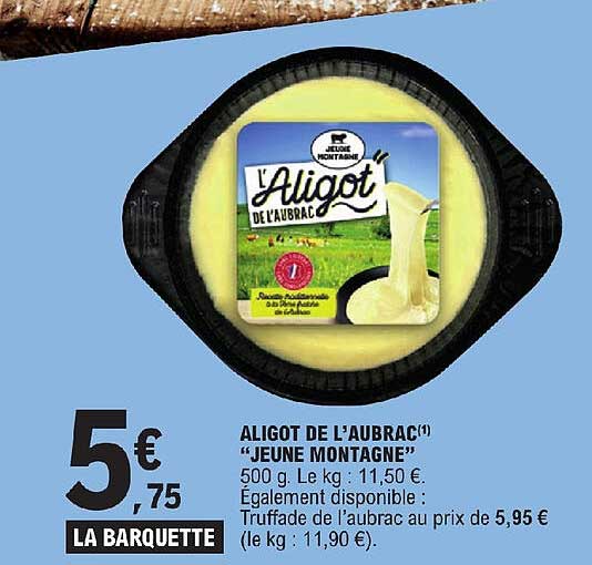 aligot de l'aubrac "jeune montagne"