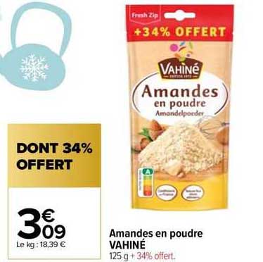 Amandes En Poudre Vahiné